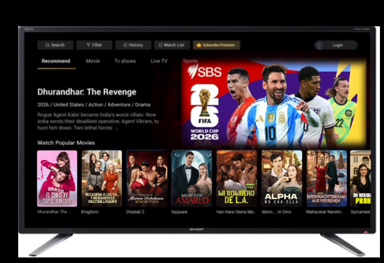 openLive on a Smart TV